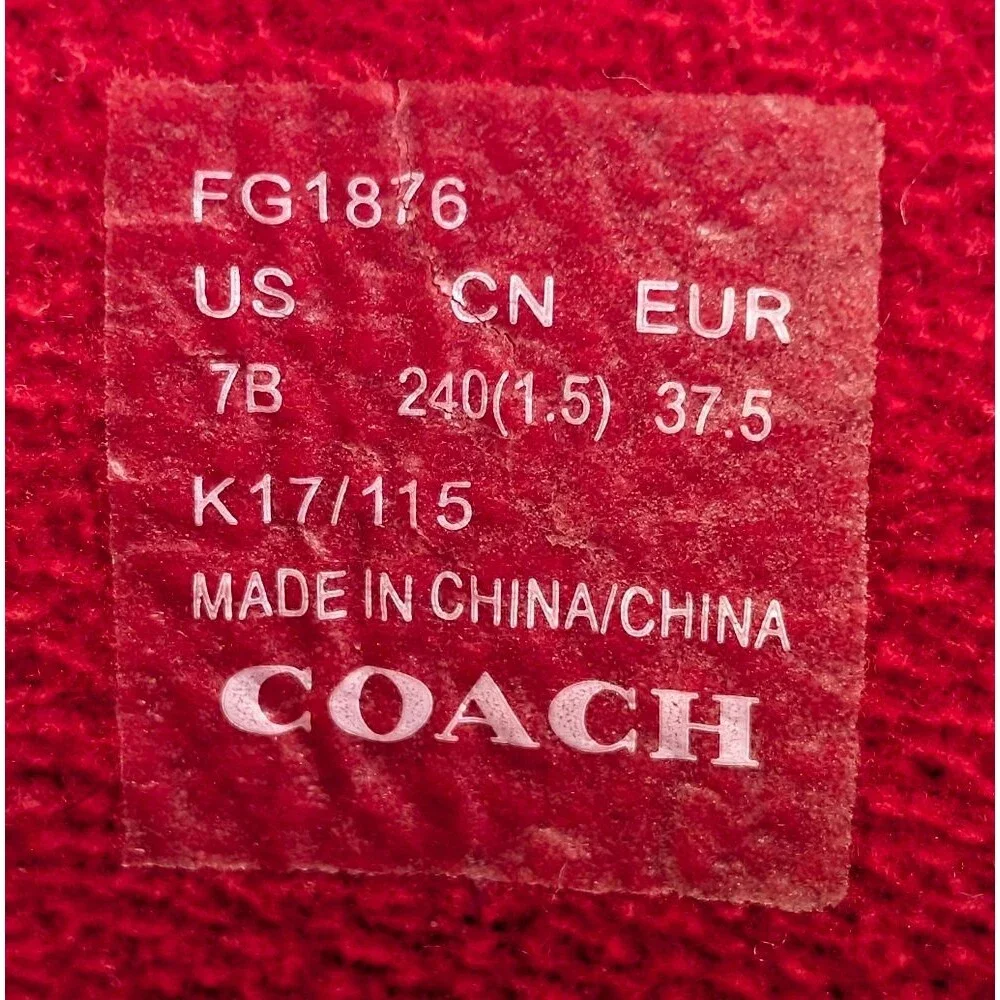 COACH Signature Logo Lace-Up Rain Boots